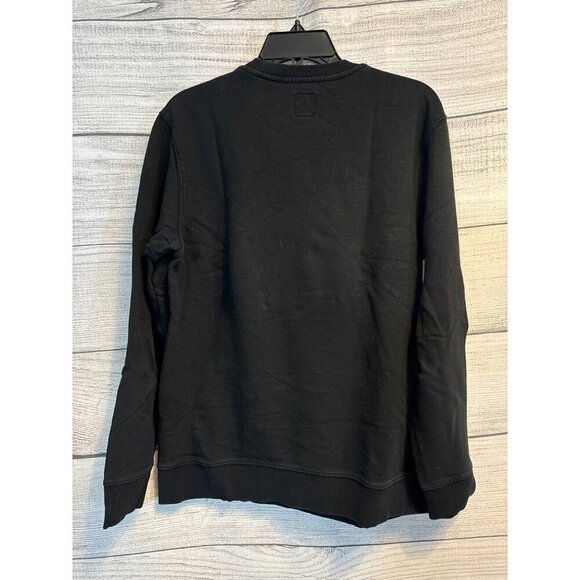 Vans Mens Black Logo Crewneck Sweatshirt Size M - Picture 3 of 3